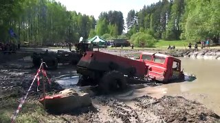 Off-Road Truck in Water pit in ORO 2016