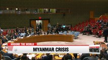 UNSC urges Myanmar to stop excessive military force