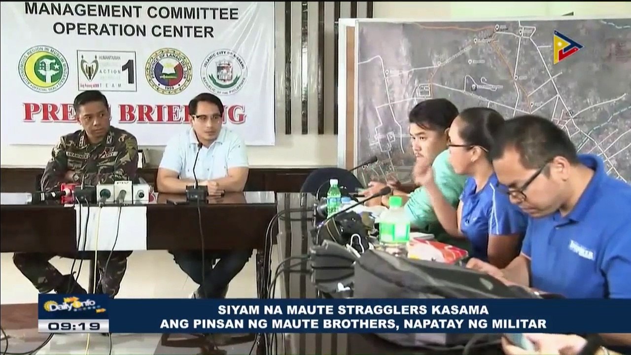 Siyam na Maute stragglers kasama ang pinsan ng Maute brothers, napatay ng Militar