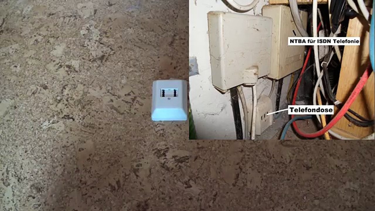 Der analoge DSL Anschluss - Verkabelung