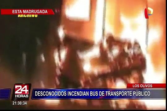 Los Olivos: dueña del bus incendiado desconoce las razones del ataque