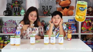 Baby Food Challenge o El Reto de la Comida de Bebe en Español I Abrelo Toys Retos