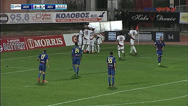 10η Κέρκυρα-ΑΕΛ 1-1 2017-18 Τα γκολ (Novasports)