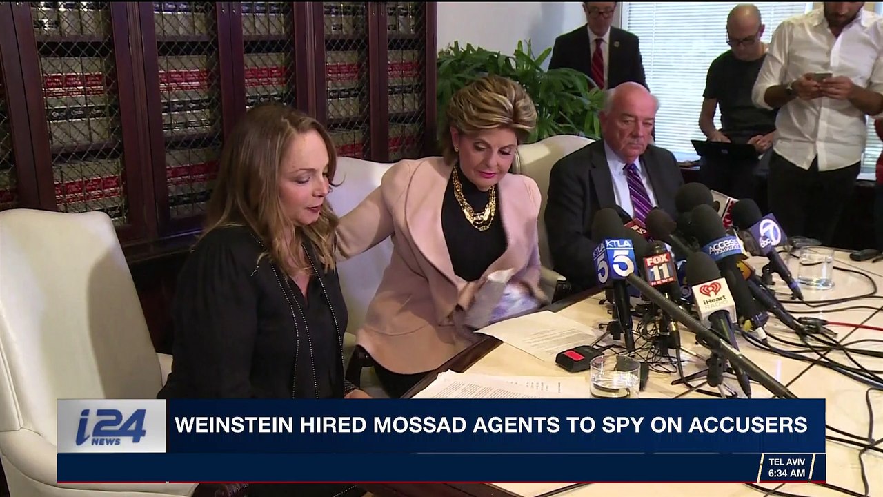 i24NEWS DESK | Weinsten hired Mossad agent to spy on accusers | Tuesday, November 7th 2017
