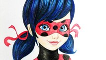 Уроки рисования. Как нарисовать Леди Баг How to draw Miraculous Ladybug