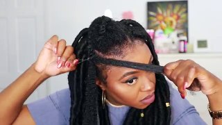 Easiest Way to do Faux Locs | Protective Style on my Natural Hair | StarringAshleyA