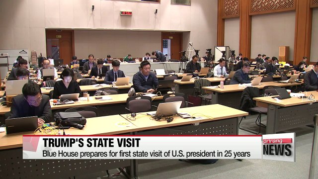 Blue House prepares for U.S. President Trump's state visit