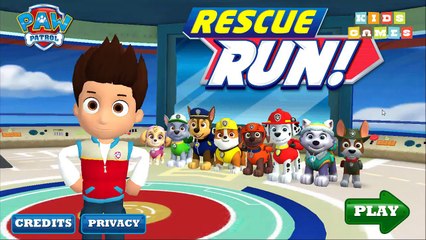 Nickelodeon Games to play online 2017 ♫Paw Patrol Rescue Run 2017 Part 3♫ Kids Games