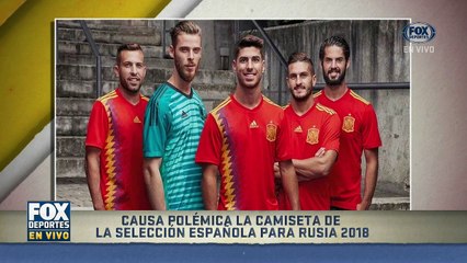 FDenVIVO: Polémica por un color en la camiseta de España
