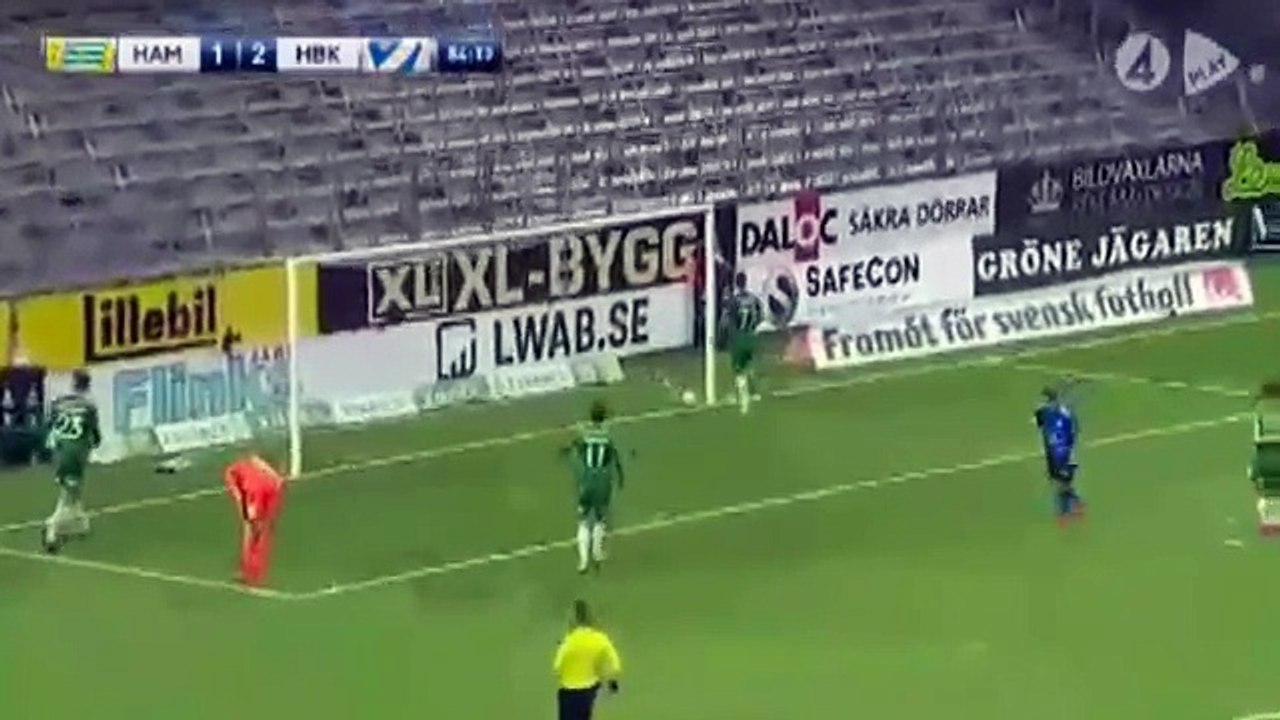 Hammarby 1:3 Halmstad  (Swedish Allsvenskan. 5 November 2017)
