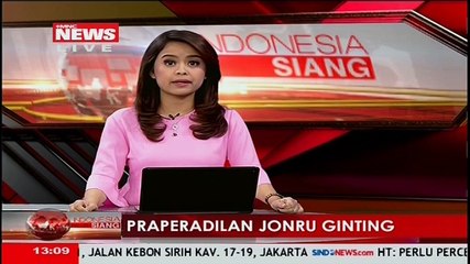 Praperadilan Jonru Ginting