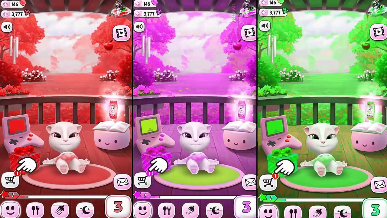Baby Learn Colors with My Talking Angela - Colours for Kids Animation Education Cartoon Compilation