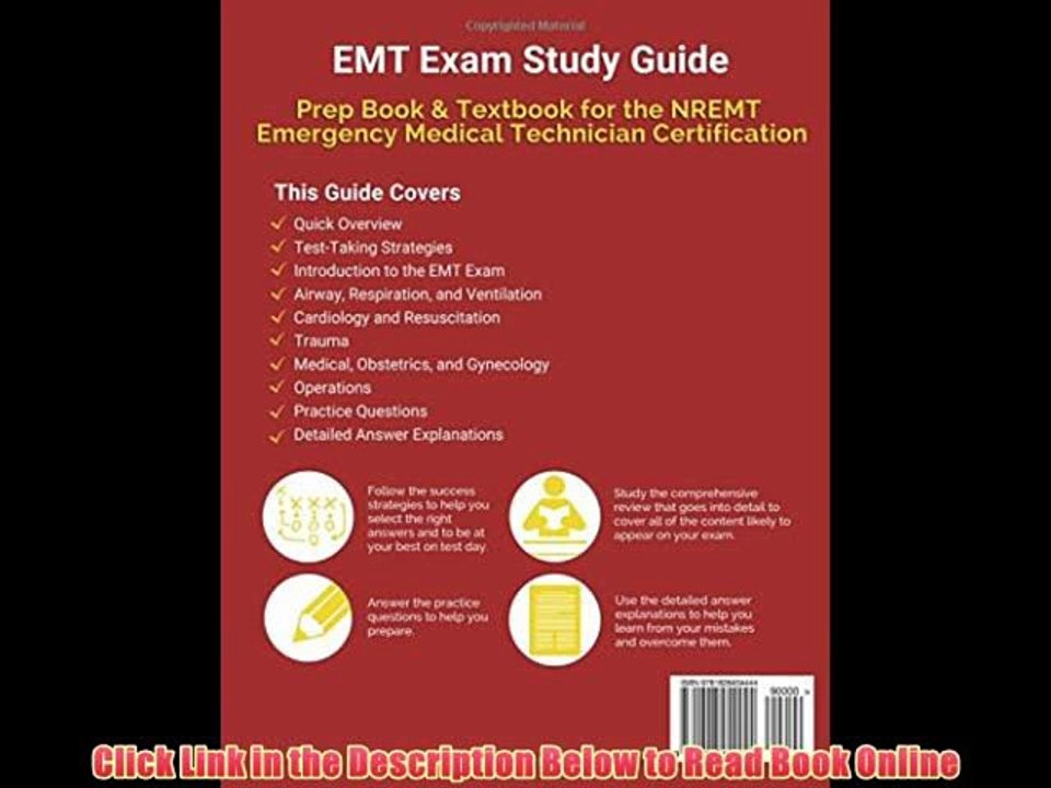 Read Online EMT Exam Study Guide: Prep Book & Textbook for the NREMT Emergency Medical Technician Certification
