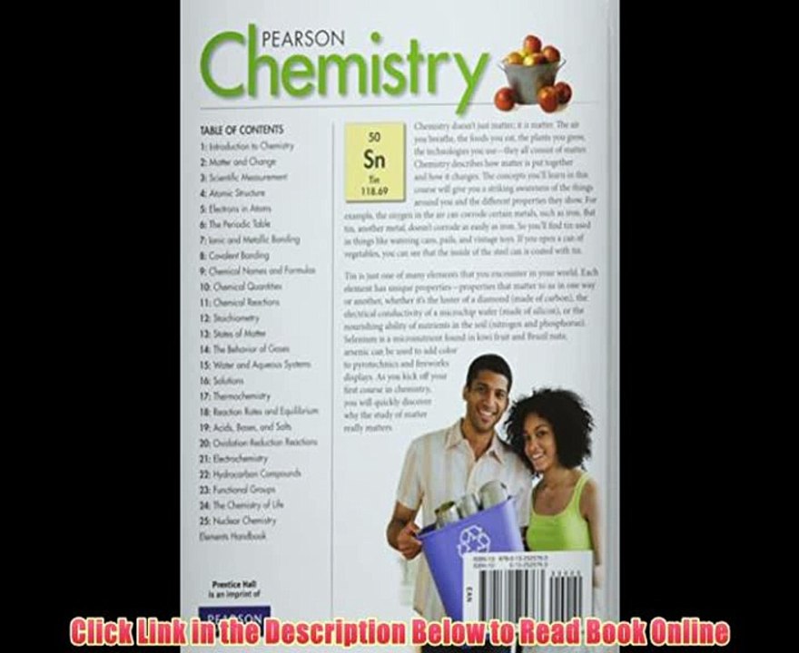 Read Chemistry 2012 Student Edition (Hard Cover) Grade 11 Ebook