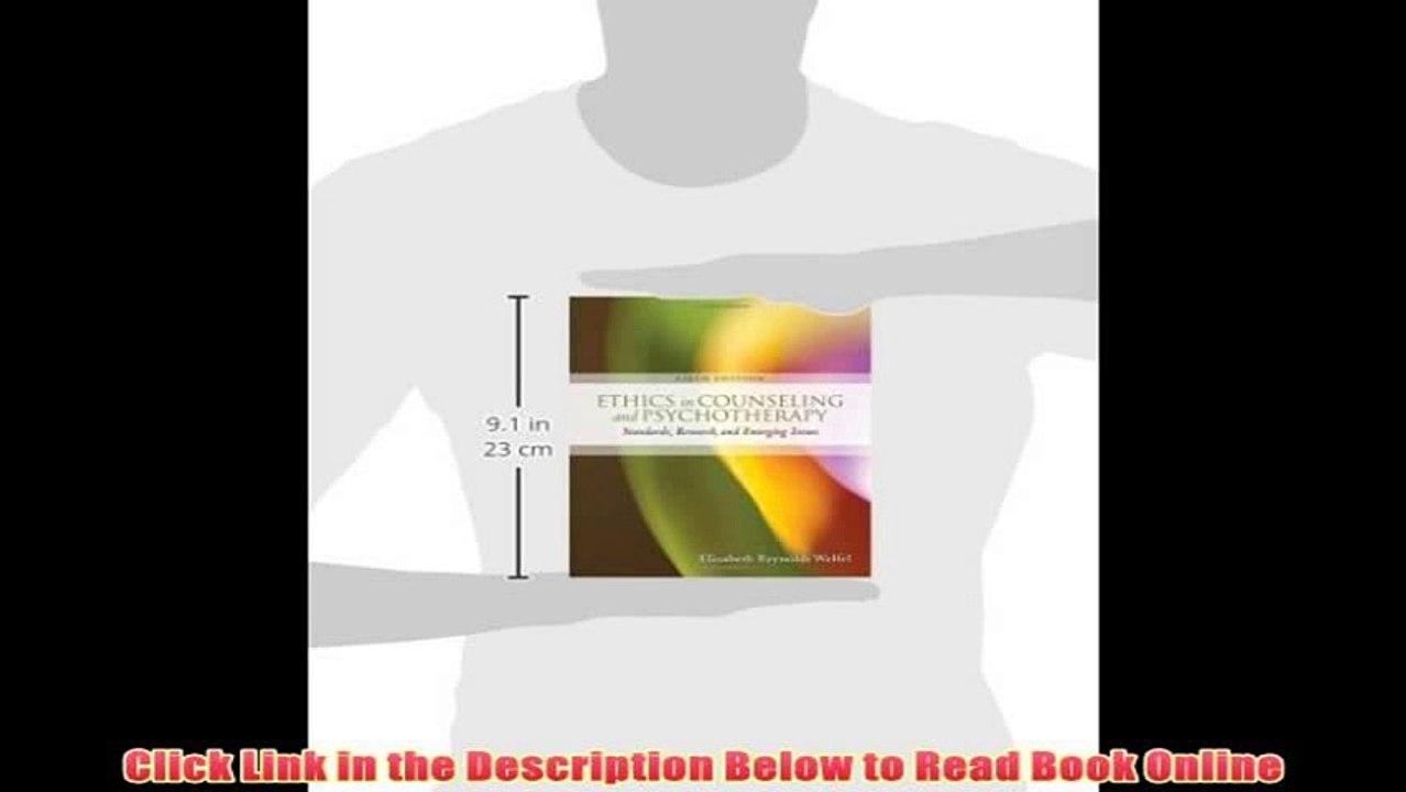 Download [PDF] Ethics in Counseling & Psychotherapy