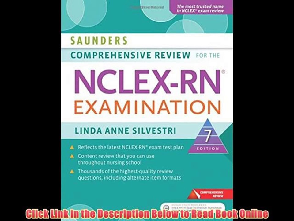 Read [PDF] Saunders Comprehensive Review for the NCLEX-RN® Examination, 7e (Saunders Comprehensive Review for Nclex-Rn) Ebook