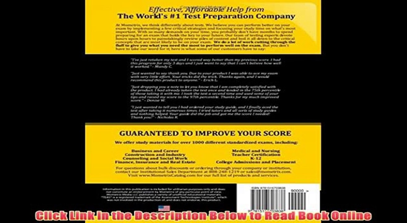 Download ATI TEAS Secrets Study Guide: TEAS 6 Complete Study Manual, Full-Length Practice Tests, Review Video Tutorials for the Test of Essential Academic Skills, Sixth Edition Full Ebook