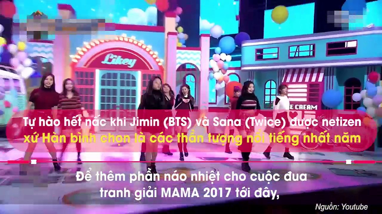 Tự hào hết nấc khi Jimin (BTS) và Sana (Twice) được netizen xứ Hàn bình chọn là các thần tượng nổi tiếng nhất năm