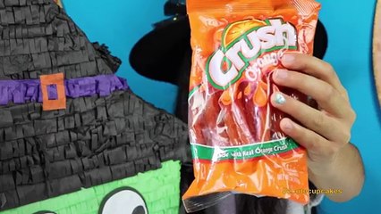 HALLOWEEN WITCH PIÑATA W/ Candy Toys and Surprises|B2cutecupcakes