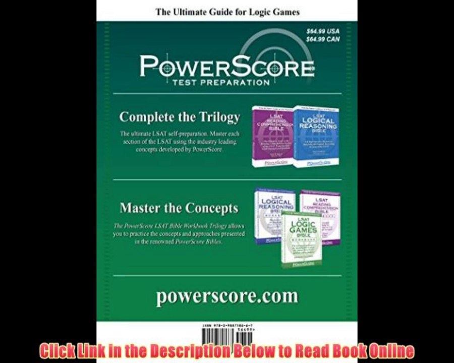 Download [PDF] The Powerscore LSAT Logic Games Bible (Powerscore LSAT Bible) Full Ebook