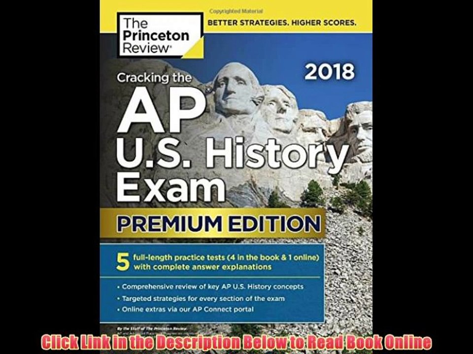 Read Online Cracking the AP U.S. History Exam 2018 (College Test Prep) Book