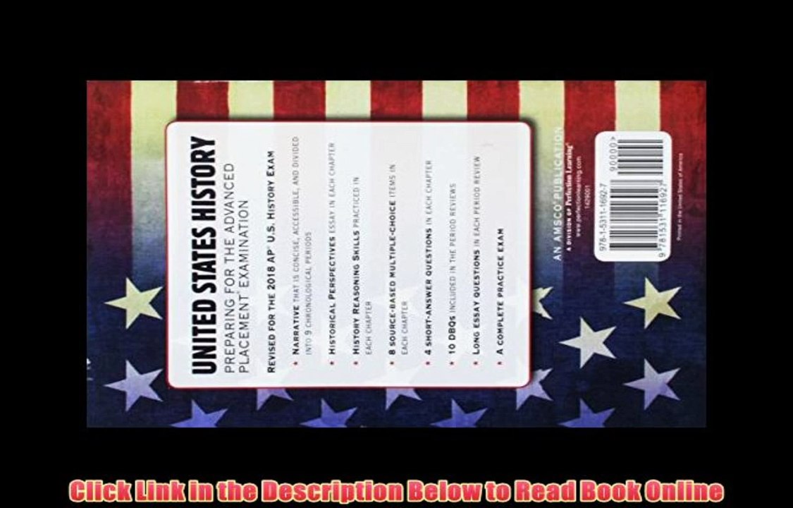 [PDF] Online United States History: Preparing for the Advanced Placement Examination, 2018 Edition Book