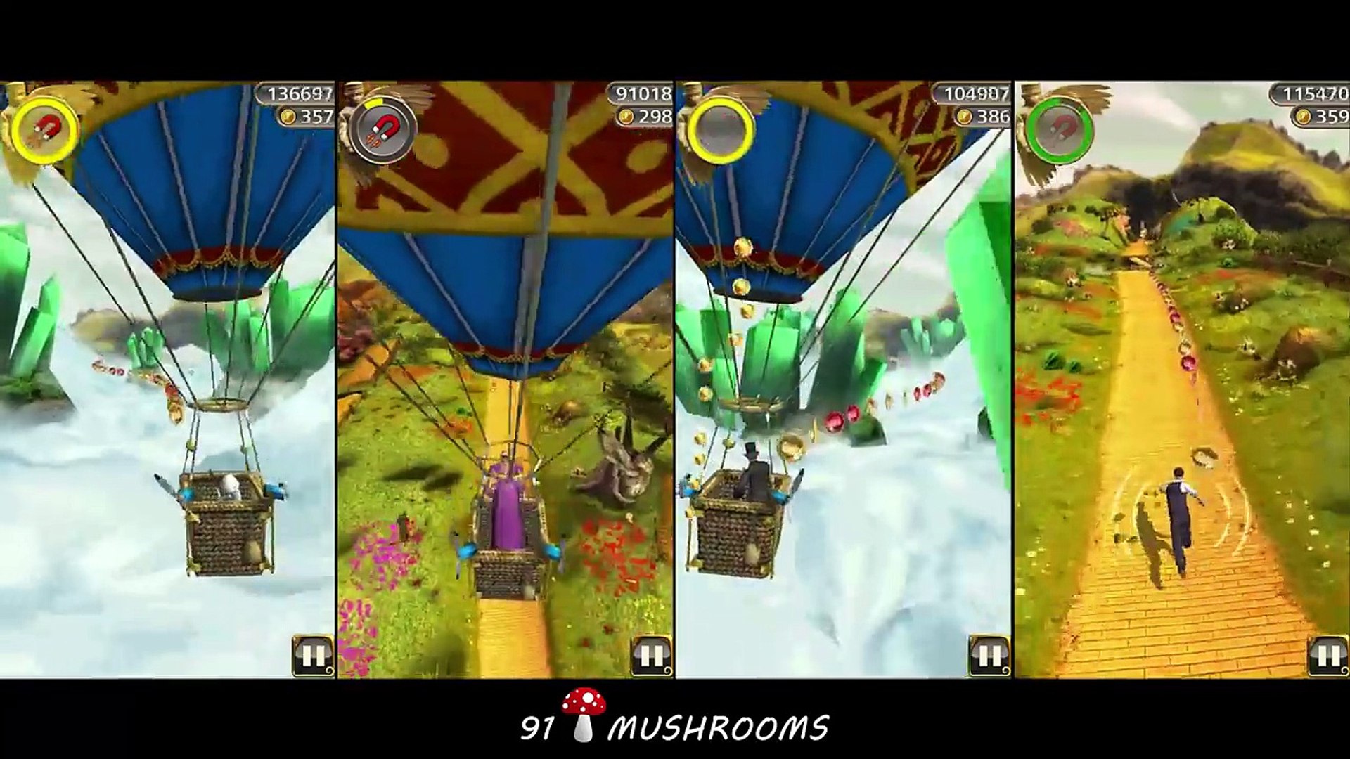 Temple Run Oz All Charers China Girl Magician Oz Top Hat Oz Oscar Diggs In Winkiw Country Video Dailymotion