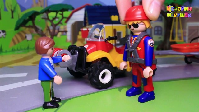 Мультики про машинки - Спасатели! Игрушки Плеймобил у новом видео для детей 2017 года #Мультфильмы