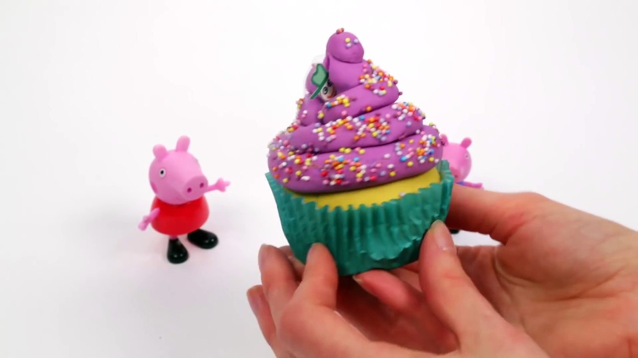 Peppa Pig Creations 27 - Playdoh Cupcake Fun with Peppa and George (new 2017)