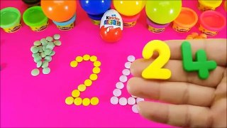 Learn Numbers with Candy ! Kinder Surprise Eggs