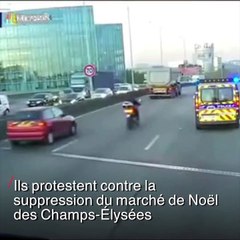 Paris: les forains bloquent une nouvelle fois le périphérique (LEXPRESS.fr)