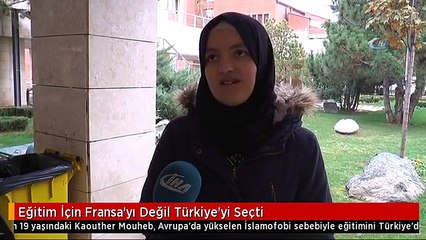 Eğitim İçin Fransa'yı Değil Türkiye'yi Seçti