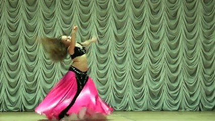 arab belly dance by a beautiful girl