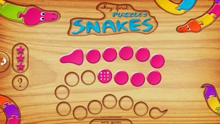 Kids Learn numbers Snakes - Educational Videos for Kids - First Kids Puzzles - Snakes