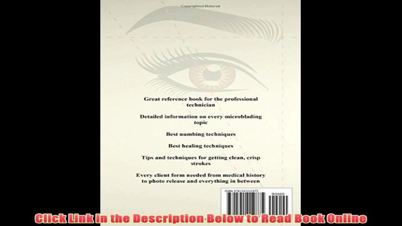 Read Online The Microblading Bible Book
