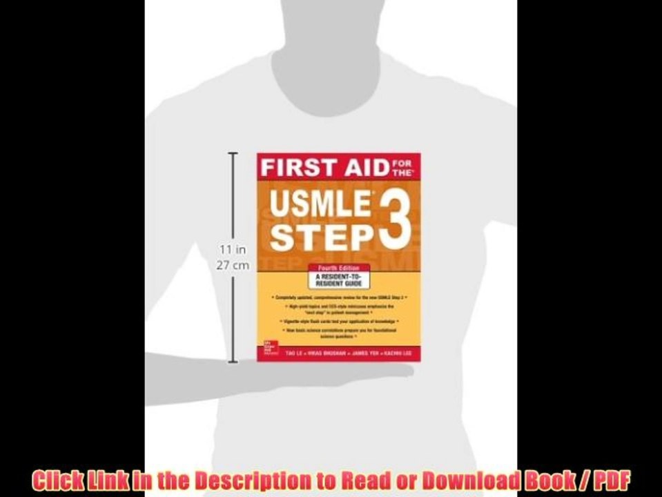 Download First Aid for the USMLE Step 3, Fourth Edition (First Aid USMLE) Online Book