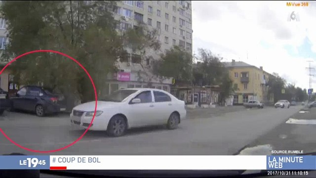 L'incroyable coup de chance de ce conducteur qui aurait pu être écrasé par un arbre à quelques secondes près... Regardez