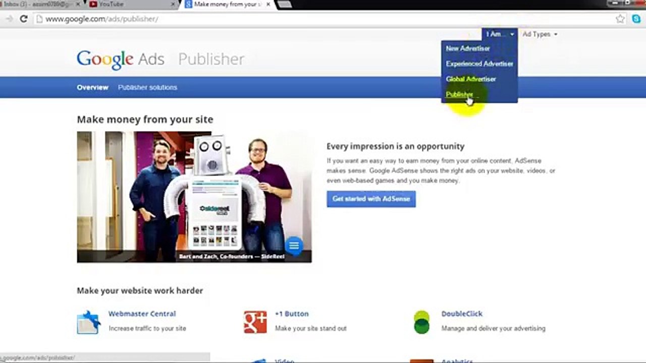 how to create a google adsense account easily within 3 mins without website