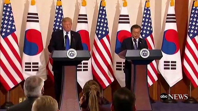 Full Donald Trump and South Korean Pres. Moon Jae-In Hold a Joint News Conference