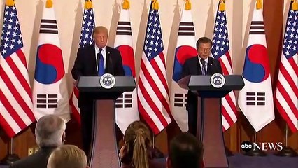 Full Donald Trump and South Korean Pres. Moon Jae-In Hold a Joint News Conference