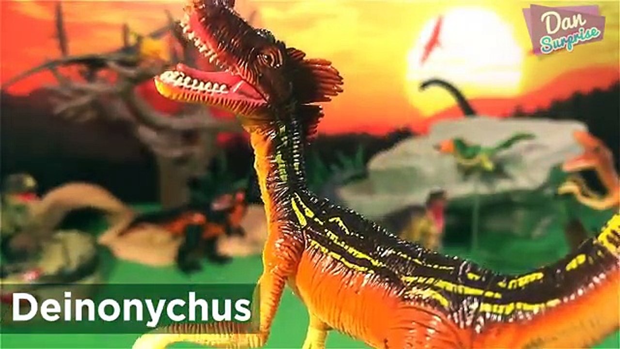 15 CARNIVOROUS DINOSAURS ANIMALS SURPRISE TOYS for kids 3D PUZZLES - Tyrannosaurus Spinosaurus