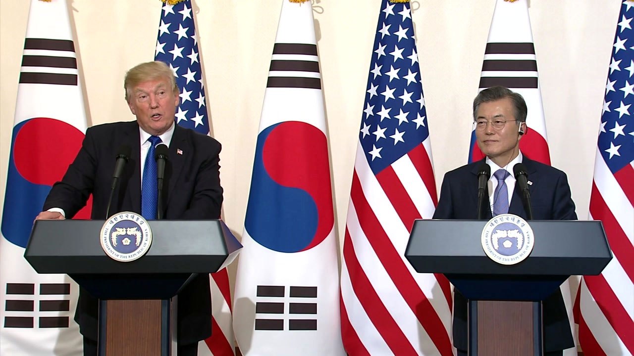 한미 정상, 공동 기자회견 / YTN
