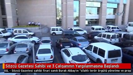 Sözcü Gazetesi Sahibi ve 3 Çalışanının Yargılanmasına Başlandı