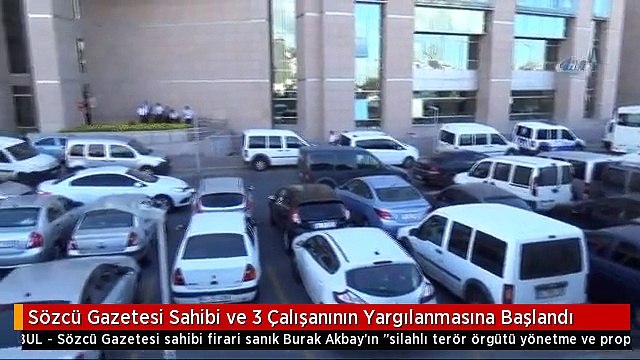 Sözcü Gazetesi Sahibi ve 3 Çalışanının Yargılanmasına Başlandı