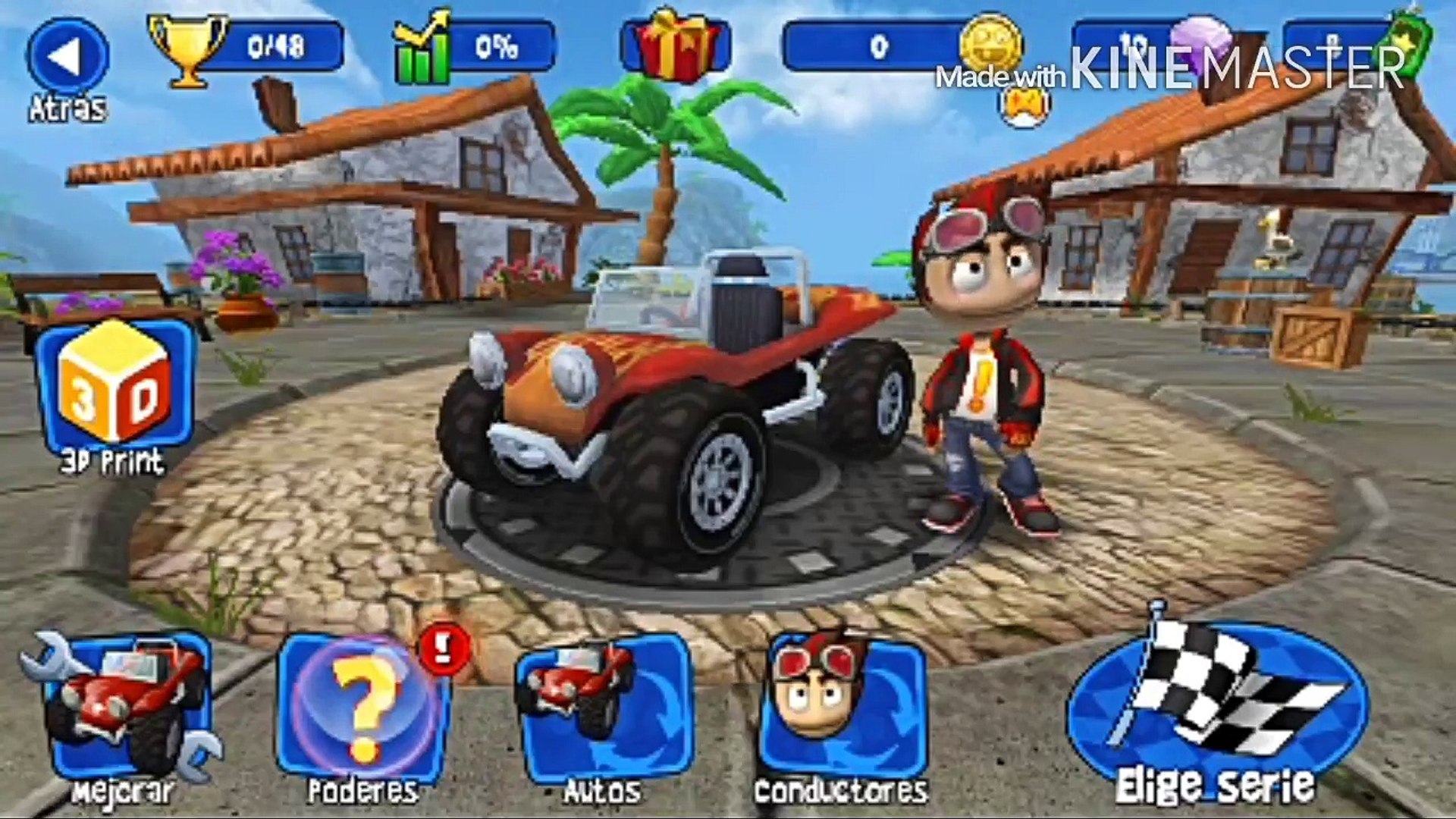 Jugando juegos de carros