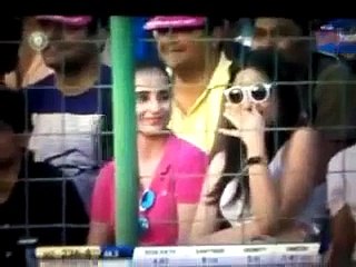 Beautiful girl caught napping during India NZ 2nd ODI match 2016