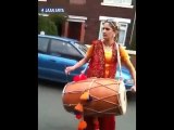 Beautiful Girl Beating Drums -Best Music Ever