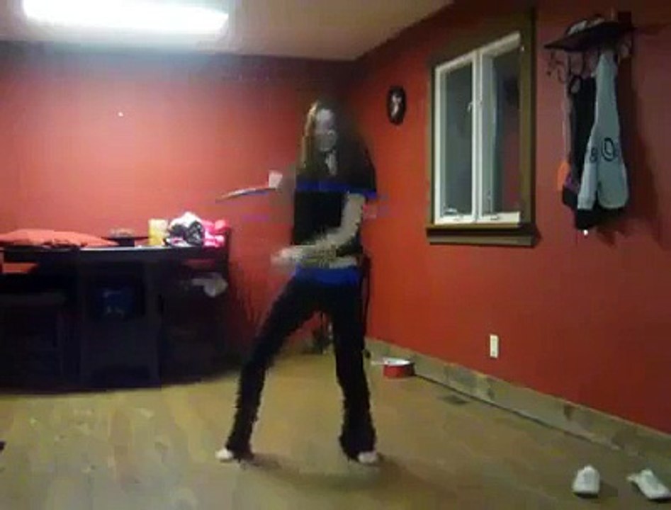Beautiful Girl Dancing with Hula Hoop at Home   Best Hula Hoop Dance   Girl Home Alone