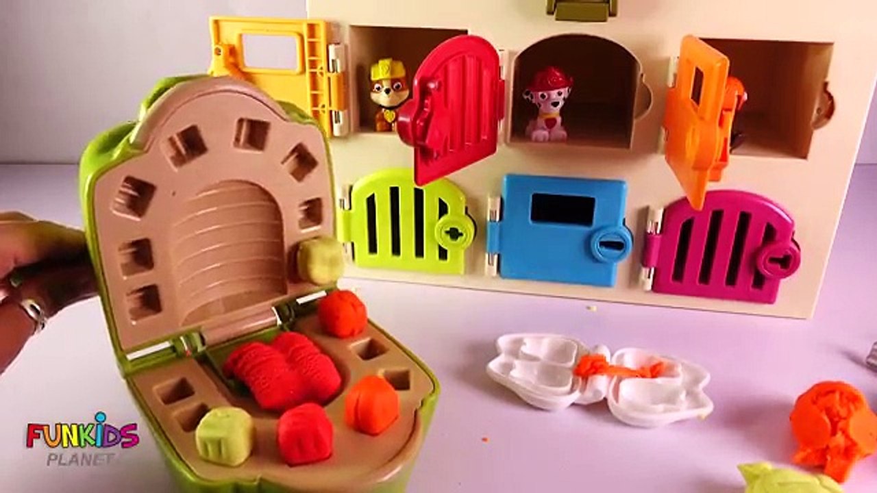 Best Learning Colors for Children - Paw Patrol Hospital Shrek Eats Rainbow Gumballs To Teeth Change!