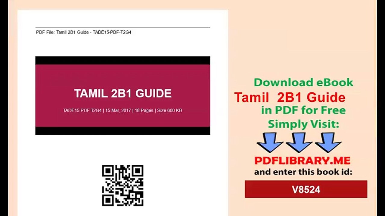 [PDF] Tamil  2B1 Guide [D0WNL04D]